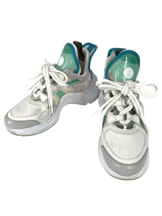 Louis Vuitton Shoes - Louis Vuitton Sneakers Akrite Leather White